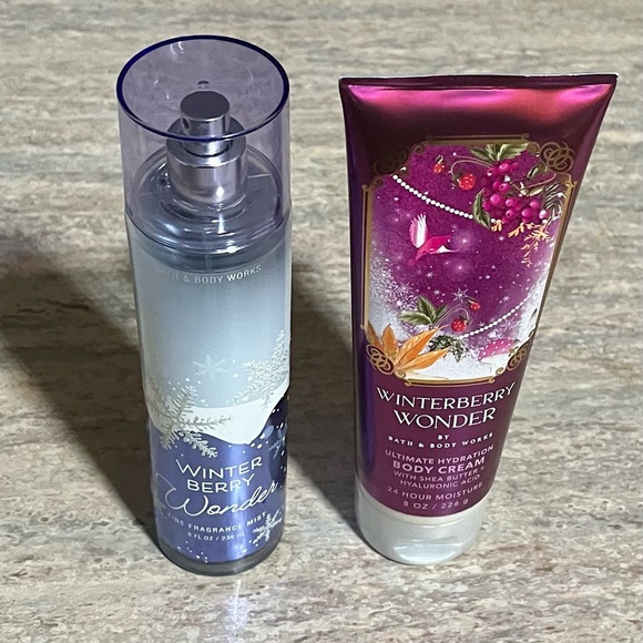 Bath & Body Works Other - Bath & Body Works Discontinued Winterberry Wonder Body Care Duo
